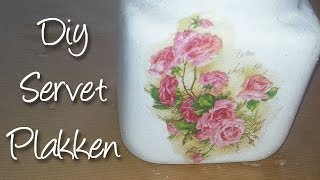 Hoe Decoupeer Ik Een Servet Netjes Op Een Glazen Pot? Diy