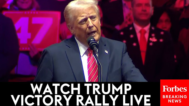 WATCH LIVE: President-Elect Trump Holds Pre-Inauguration Victory Rally In Washington, D.C.
