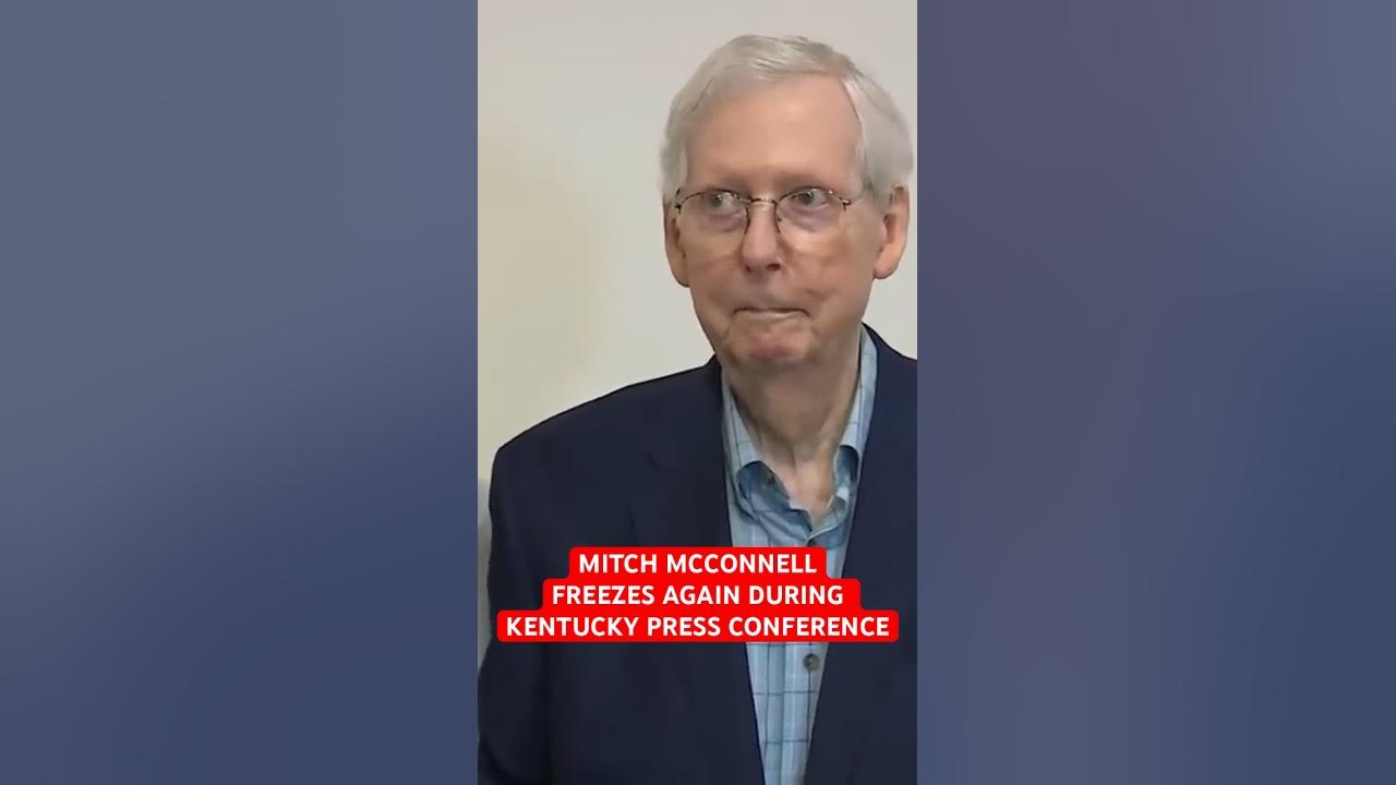 McConnell freezes up again during Kentucky news conference