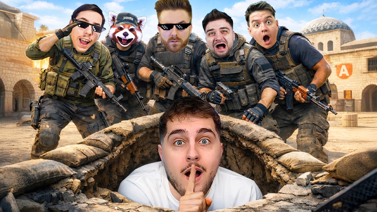 HIDE AND SEEK cu YOUTUBERII in CS 2..