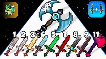 Craft Slasher 3D (LEVEL UP MERGE MINER) - Max Level ASMR Gameplay