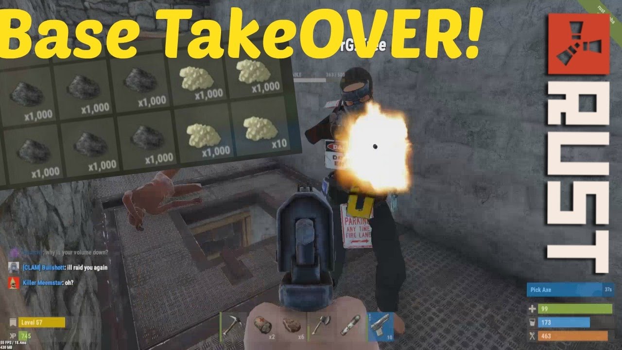 RUST: Raiding rG Clan (Fat Loot) - YouTube