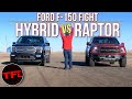 Does The All New 2021 Ford F-150 Hybrid RULE The Raptor In a Drag Race?