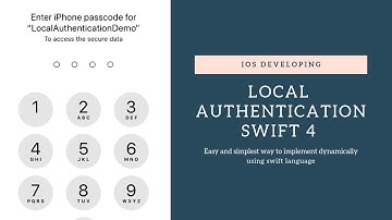 Local Authentication: How to implement user biometric using Swift 4