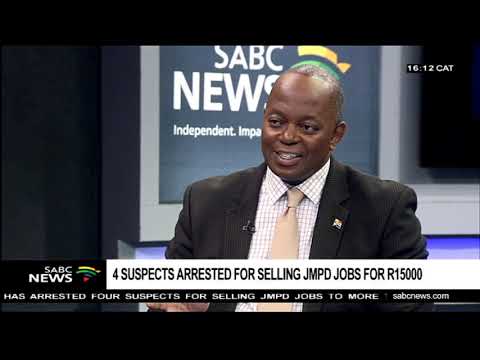 Wayne Minaar on selling of JMPD jobs