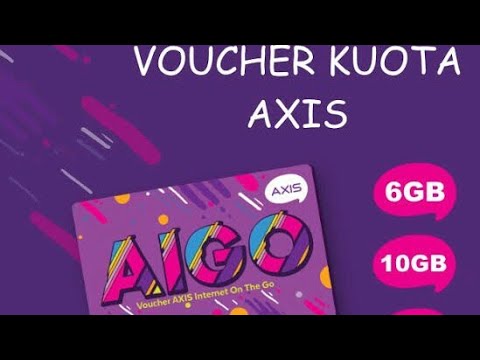 Cara Mengisi Kuota Voucher Aigo Axis Melalui Aplikasi Axis Net Youtube