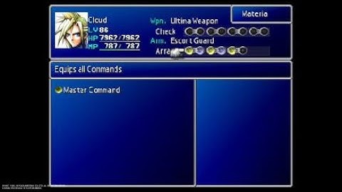 FFVII HP MP Absorb Combination