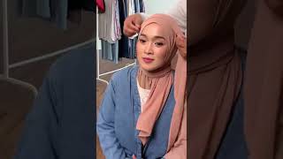 Hijab simpel awal Ramadhan bersama @RirieFairus #short #turbantutorial #headbandtutorial #hijabstyle