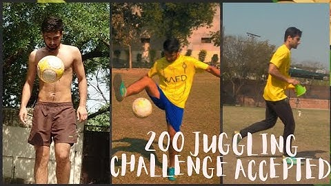 2000 JUGGLING CHALLENGE ACCEPTED ⚽🥵 ‼️ juggling skills tutorial.