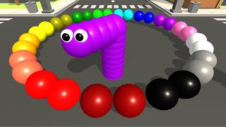 Escape from the Slither🐛 Marble Race screenshot 4