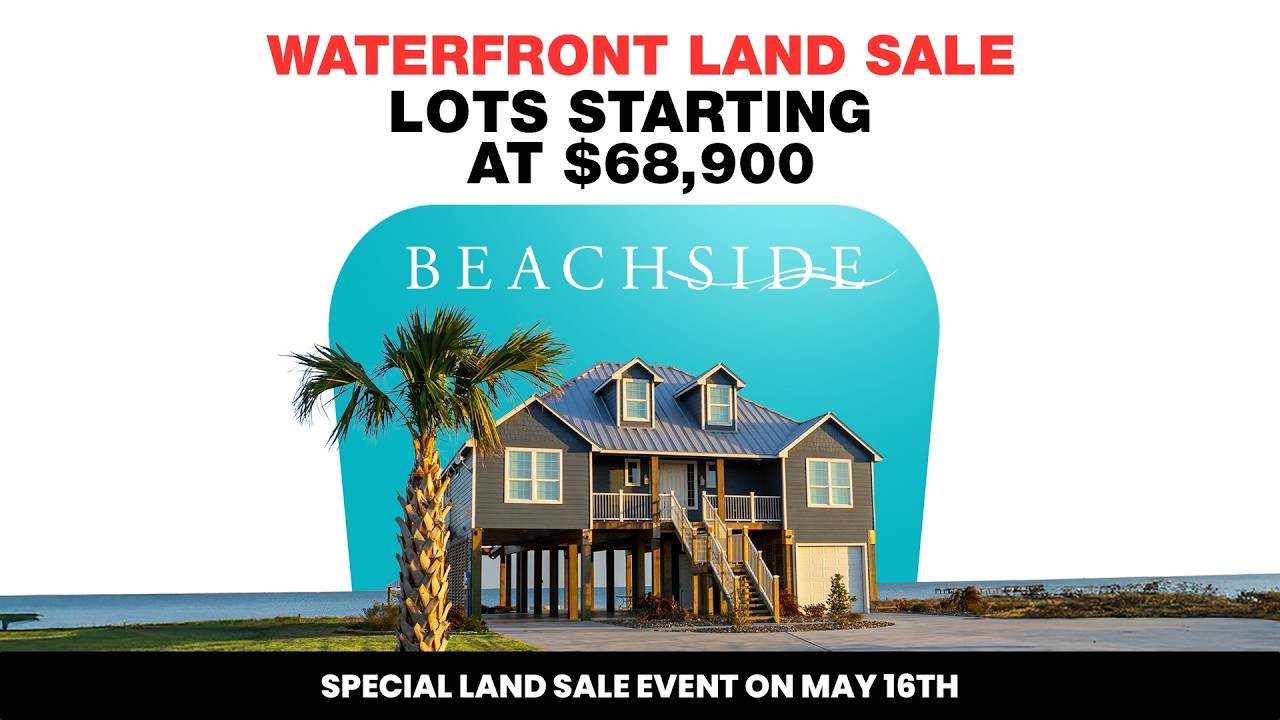 Beachside This is the good life. home. Texas Gulf Coast Land