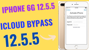 iPhone 6 iCloud Bypass  With Unlock Tool free || iOS 12.5.5 iCloud Bypass Done With Unlock Tool