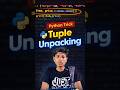 Python interview Question: What is Tuple Unpacking? #pythontamil  #programtamil