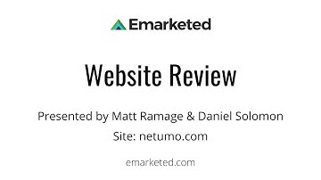 Website Audit - Netumo.com