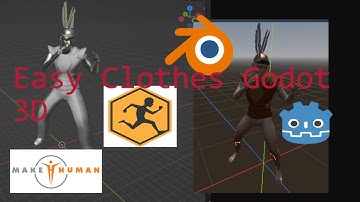 Easy 3D clothes Godot 4