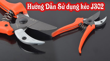 Hướng Dẫn Sử dụng kéo cắt cành J302