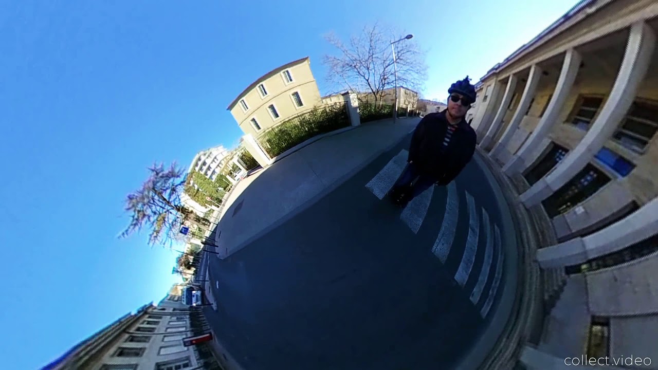 Montpellier electric unicycle Gotway Tesla v2 360° video YouTube