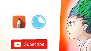 Sketchnology Featuring Gonoriginal Arttime-Lapse 4X - Hunter X Hunter Departure - Instrumental