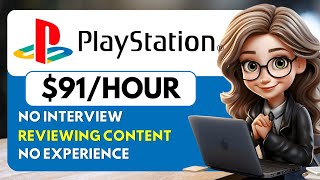 PlayStation is Hiring Remote! No Interview No Experience Remote Work From Home Jobs 2025