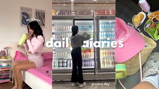 DAILY DIARIES | Hair Refresh, Brunch Date, Grocery Day 🛒💐