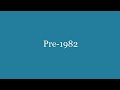 Density of Pennies Complete from 1943, pre 1982 and post 1982