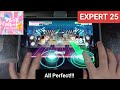 [バンドリ/ガルパ] フレっとパレットFight Song!!  - [Expert 25]「手元動画/All Perfect」