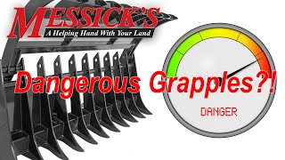 How grapples can be dangerous! Protect your hydraulic system.