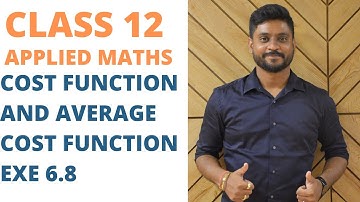 #Class 12 Applied Maths|Cost Function|M.L Aggarwal Exe 6.8|@binaymaheshwari2808