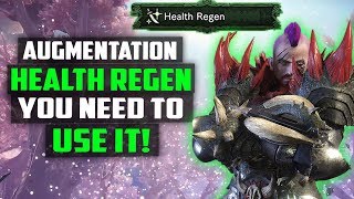 BEST Augmentation to use? HEALTH REGEN In Depth Guide Monster Hunter World