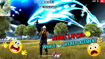 Next Level whale sky replacement in kinemaster || sky replacement free fire || free fire sky change
