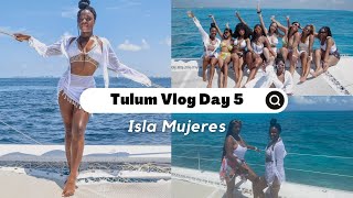 Tulum Vlog Day 5 & 6 | Isla Mujeres, Yacht, New Food, & More