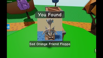How to Get Sad Orange Friend Floppa in find the floppa morphs | sad Orange friend floppa
