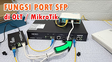Cara Menghubungkan Mikrotik ke Uplink SFP OLT dengan Media Converter dan SFP Bidi
