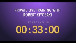 New LIVE Training with Robert Kiyosak 1