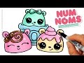 How to Draw Num Noms step by step Cute and Easy