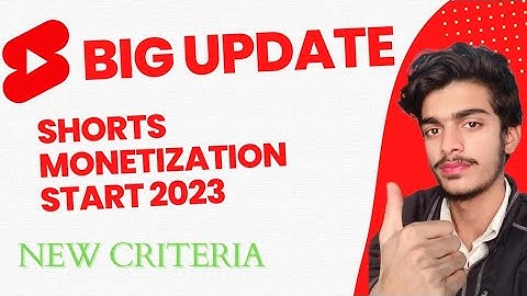 Finally YouTube Shorts Monetization Start 2023  Official Update