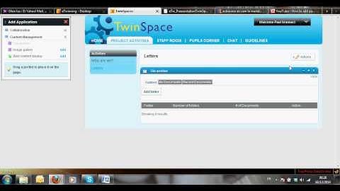 How to add a page to TwinSpace