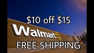 🤑🤑$10 off $15 coupon code walmart FREE SHIPPING🤑🤑
