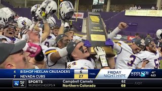 Highlights Nevada takes down Bishop Heelan for first-ever Iowa high school football state title