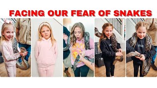 Girls Face Their Fear of SNAKES