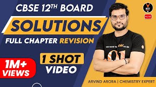 Solutions Chemistry Class 12 Full Chapter Revision In 1 Shot | CBSE 12th Board Exam | Arvind Arora screenshot 1