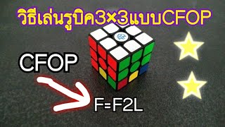 วิธีเล่นรูบิค 3×3 แบบ CFOP #2 สอน F2L ขั้นพื้นฐาน|P N T Rubik