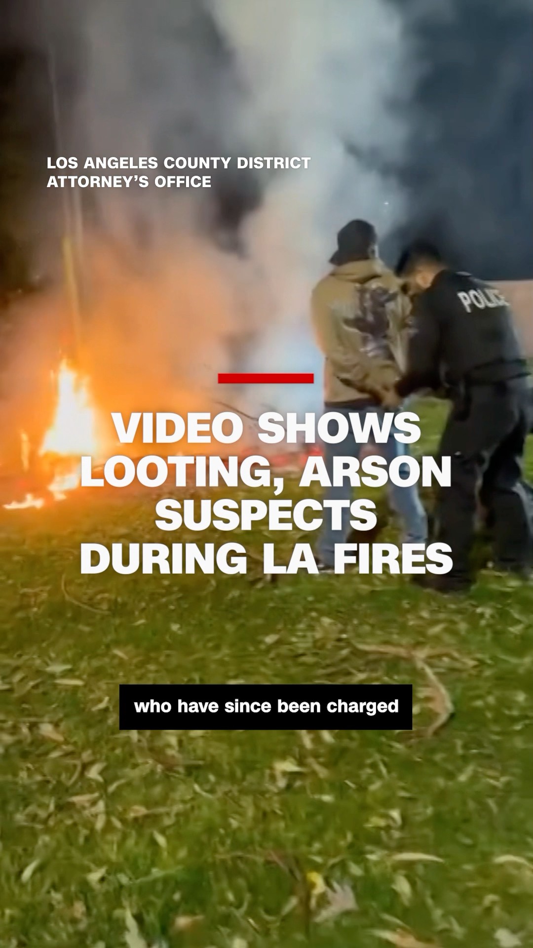 Video shows looting, arson suspects during LA fires