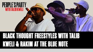 EXCLUSIVE: Black Thought Surprises Talib Kweli, Rakim & Bob James On Stage And Drops Crazy Bars