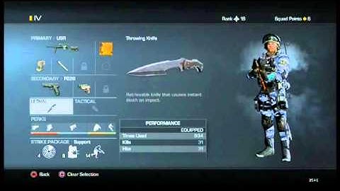 Cod Ghosts-Sniper Class Setup