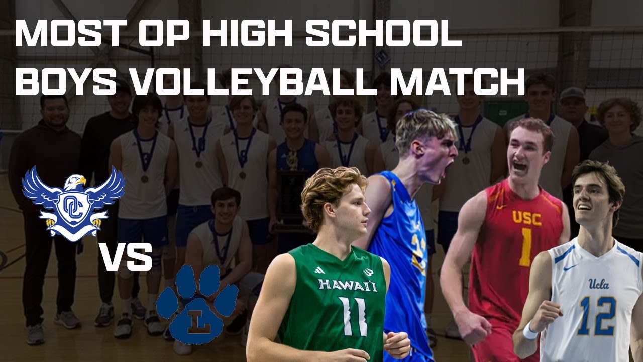 MOST OP HIGH SCHOOL BOYS VOLLEYBALL MATCH OF ALL TIME  O'Connor vs Loyola
