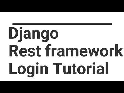 Custom Login using Django Rest Framework
