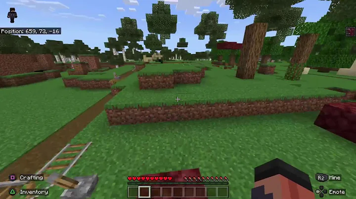 Playing Minecraft wit sus