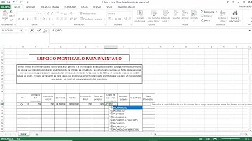 ejercicio de montecarlo para inventario