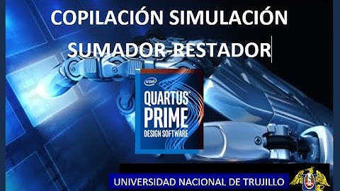Copilación y simulación de un Sumador-Restador en Quartus y ModelSim